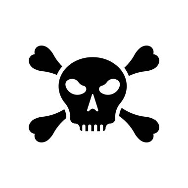 Tehlike simgesi vektörü beyaz arkaplanda izole edildi. Tehlike işareti.