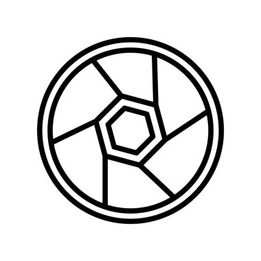 Panjur simgesi vektörü beyaz arkaplanda izole edildi, kepenk işareti