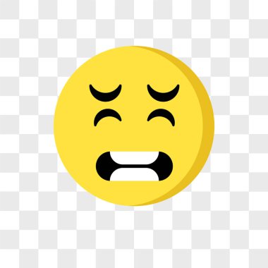 Saydam arka plan üzerinde ağrı logosu d izole ağrı vektör simgesi