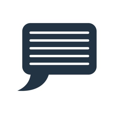 Beyaz arka plan üzerinde mesaj işareti izole ileti simge vektör