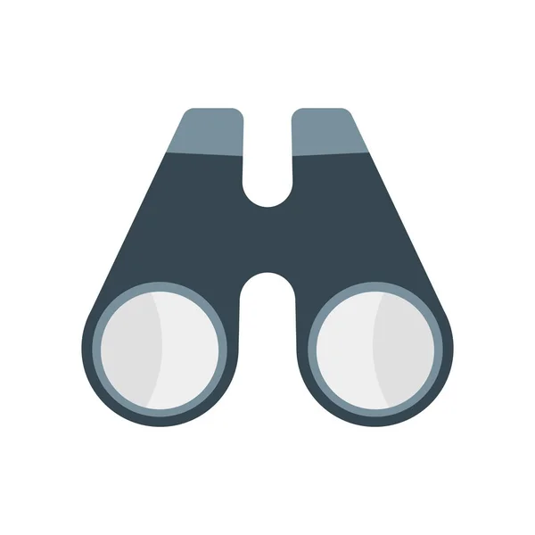 Binoculars icon vector sign and symbol isolated on white backgro — Stock Vector