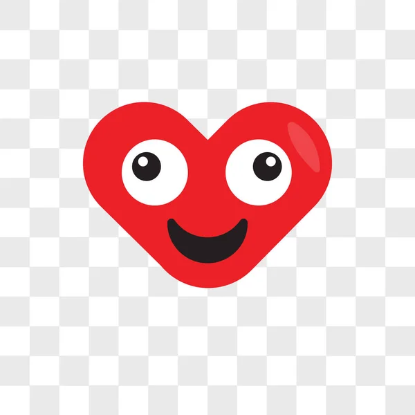 Heart vector icon isolated on transparent background, Heart logo