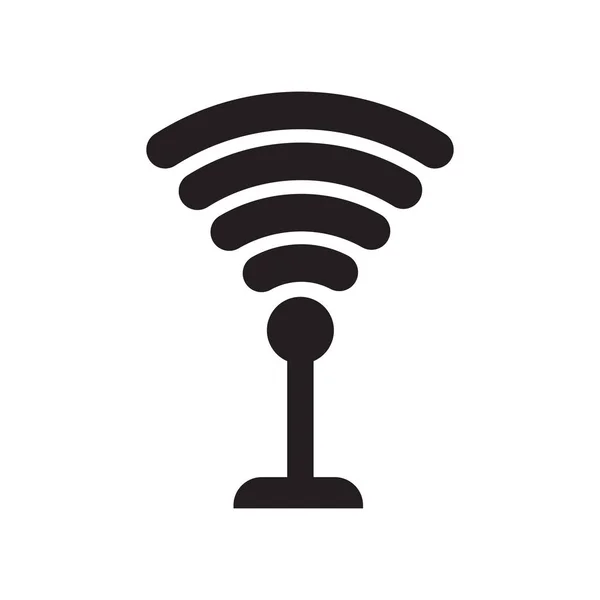 Vector de icono Wifi aislado sobre fondo blanco, signo Wifi — Vector de stock