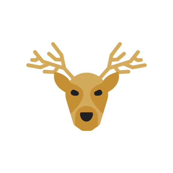 Deer Icon Vector Isolated White Background Your Web Mobile App — Stock Vector