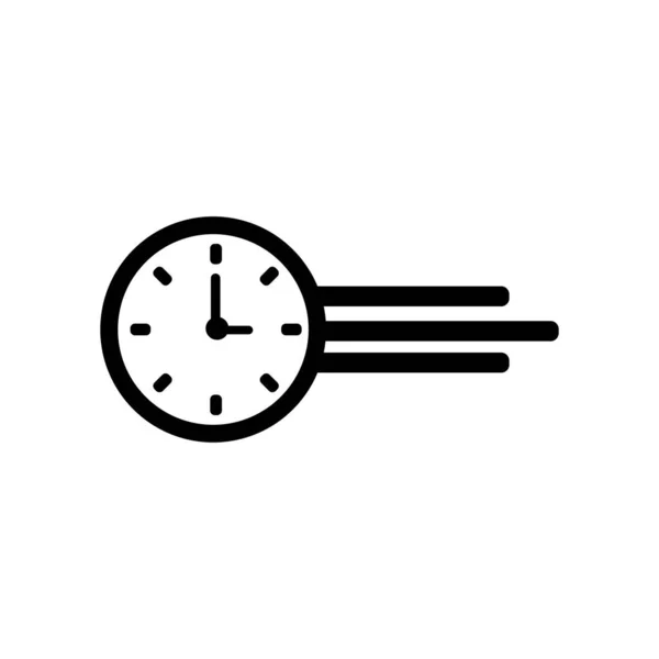 Signo de vector de icono de línea de tiempo y símbolo aislado en fondo blanco — Vector de stock