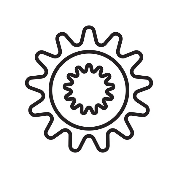 Hitze-Icon-Vektor isoliert auf weißem Hintergrund, Hitzeschild — Stockvektor