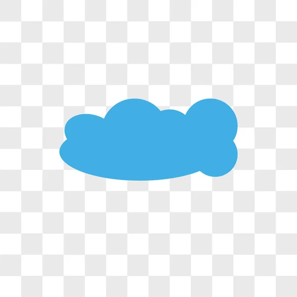 Cloudes vector icon elszigetelt átlátszó háttér, Cloudes — Stock Vector