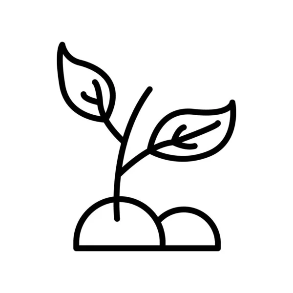 Іконка проростання вектор ізольовано на білому тлі, знак проростання, l — стоковий вектор