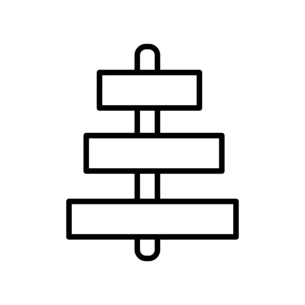 Alinear vector de icono aislado sobre fondo blanco, Alinear signo, lin — Vector de stock