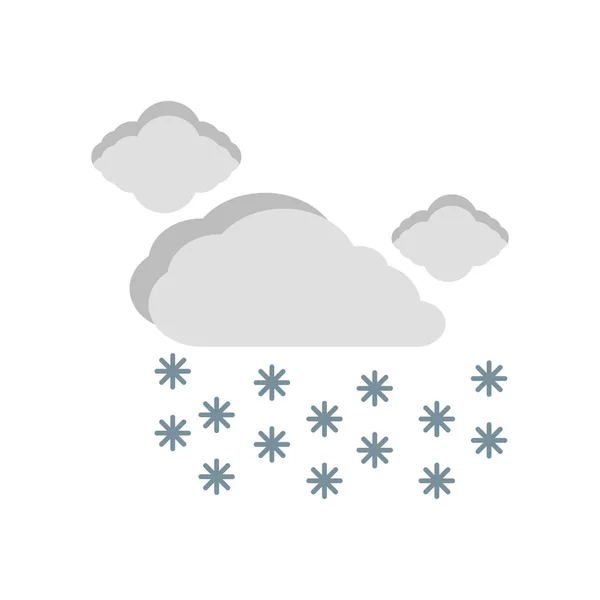Вектор Піктограм Снігу Ізольовано Білому Тлі Вашого Дизайну Веб Мобільних — стоковий вектор