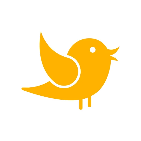 Bird Icon Vector Isolated White Background Your Web Mobile App — Stok Vektör