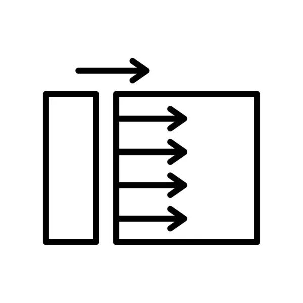 Wischen Sie Den Rechten Symbolvektor Isoliert Auf Weißem Hintergrund Für — Stockvektor