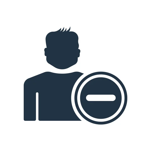 Benutzer-Symbol-Vektor isoliert auf weißem Hintergrund, Benutzer-Zeichen — Stockvektor