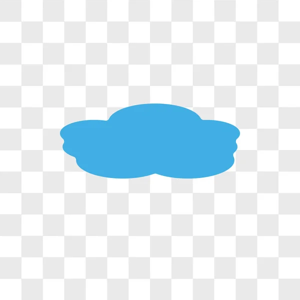 Cloudes vector icono aislado sobre fondo transparente, Nubes — Archivo Imágenes Vectoriales