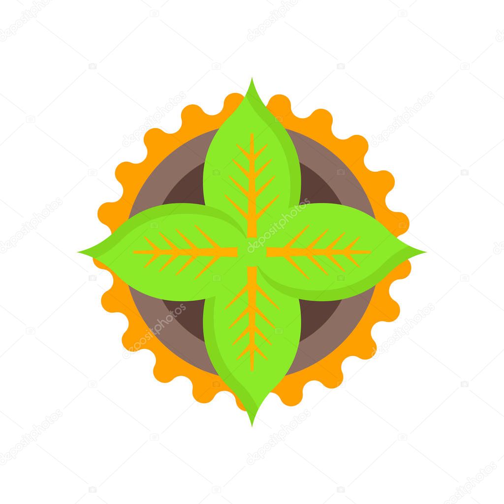 Plant icon vector isolated on white background for your web and mobile app design, Plant logo concept