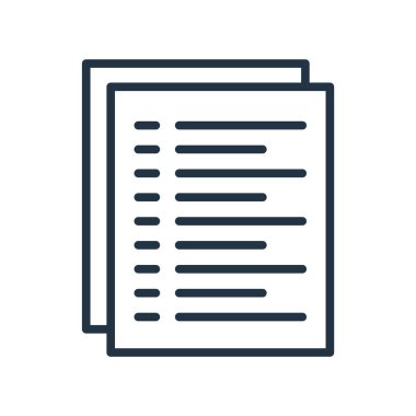 Beyaz arka plan üzerinde liste işareti izole liste simge vektör