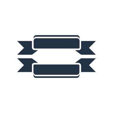 Sancak simgesi vektörü beyaz arkaplanda izole edildi, Bayrak işareti