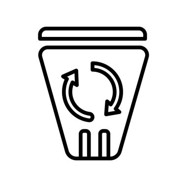 Beyaz arkaplanda izole edilmiş simge vektörünü sil, işareti sil