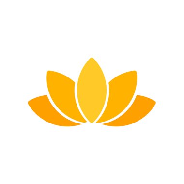 Nilüfer ikonu vektörü web ve mobil uygulama tasarımınız için beyaz arkaplanda izole edildi