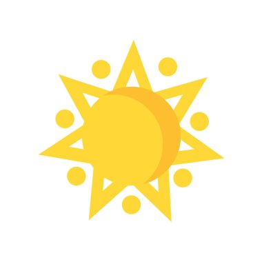 sun icon vector isolated on white background for your web and mobile app design
