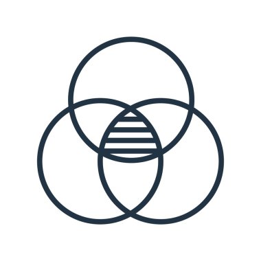 Overlap icon vector isolated on white background, Overlap sign