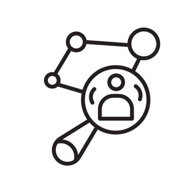 Insight simge vektör işareti ve beyaz arka plan üzerinde izole sembolü