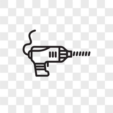 Saydam arka plan üzerinde araç logosu d izole aracı vektör simgesi