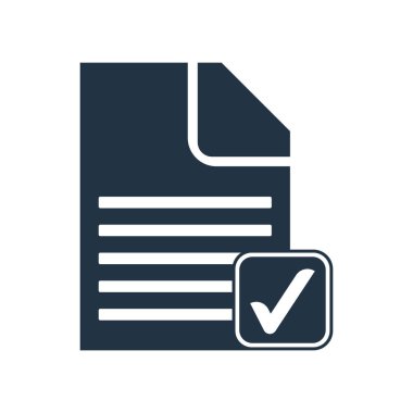 Beyaz arka plan üzerinde dosya işareti izole dosya simge vektör