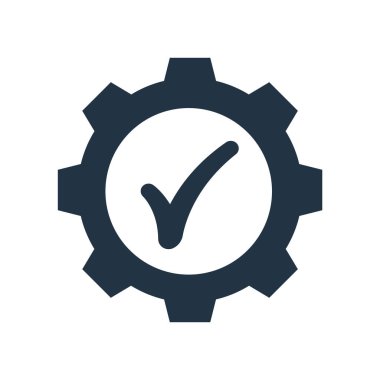 Ayarları simge vektör, beyaz arka plan üzerinde izole kayıt ayarları