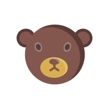 Bear icon vector isolated on white background for your web and mobile app design
