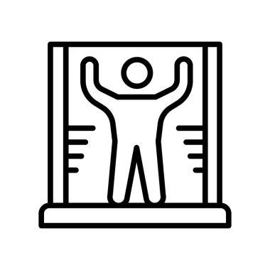 Kazanan simge vektörü web ve mobil uygulama tasarımınız için beyaz arkaplanda izole edildi