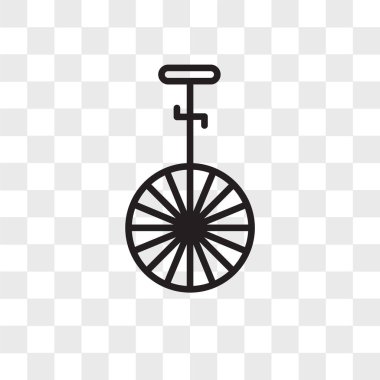 Saydam arka plan üzerinde sirk lo izole sirk vektör simgesi