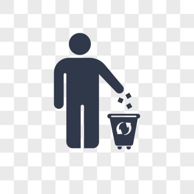 Saydam arka plan üzerinde Recycl izole geri dönüşüm vektör simgesi