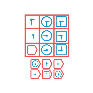 Choose correct answer. IQ test. Logical task, educational game for students. development of logic, iq. Task game exam what comes next, Vector illustration