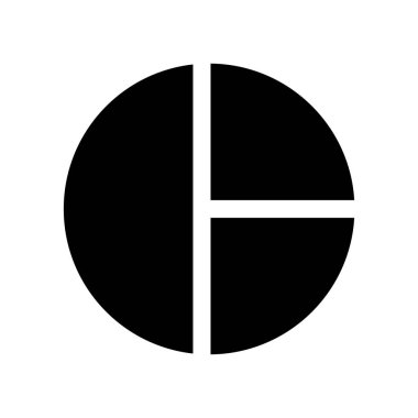 Pasta grafik simge vektör işareti ve üzerinde beyaz backgrou izole sembolü