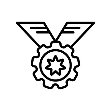 Merit icon vector isolated on white background for your web and mobile app design