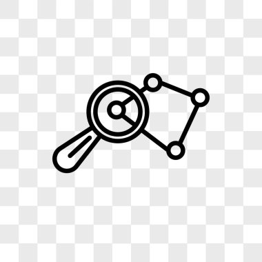 Saydam arka plan üzerinde arama lo izole arama vektör simgesi