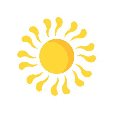 sun icon vector isolated on white background for your web and mobile app design
