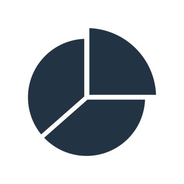 Beyaz arkaplanda izole edilmiş grafik simgesi vektörü, çizelge işareti