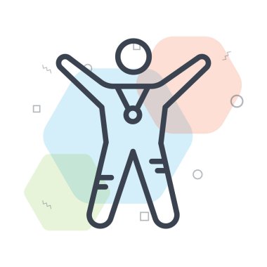 Winner icon vector isolated on white background for your web and mobile app design