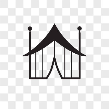 Şeffaf arkaplan üzerine izole kefene vektör simgesi 