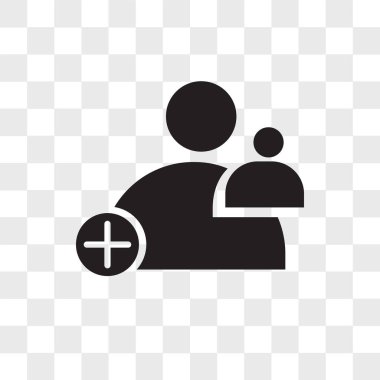 saydam arka plan üzerinde izole vektör simge katılmak, bize katılın 