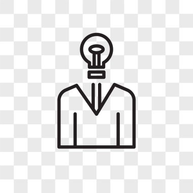 Saydam arka plan üzerinde Busi izole iş adamı vektör simgesi