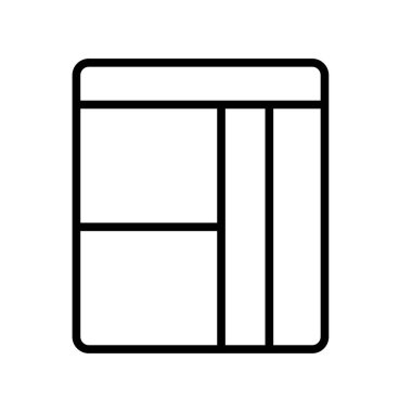 Web ve mobil uygulama tasarımınız için beyaz arkaplanda izole edilmiş simge vektörünü göster