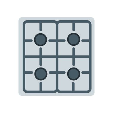 Soba simge vektör işareti ve beyaz arka plan üzerinde izole sembolü, 