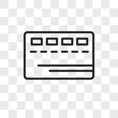 Saydam arka plan üzerinde CIT araba izole CIT kartı vektör simgesi