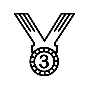 Third icon vector isolated on white background for your web and mobile app design