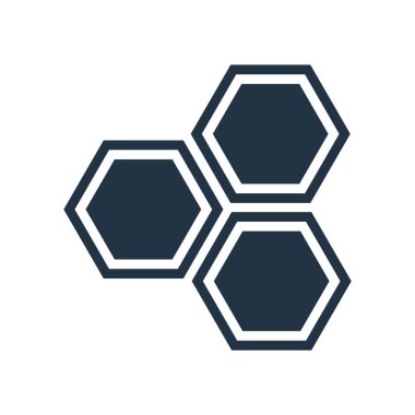 Beyaz arkaplanda hücre simgesi vektörü izole edilmiş, hücre işareti