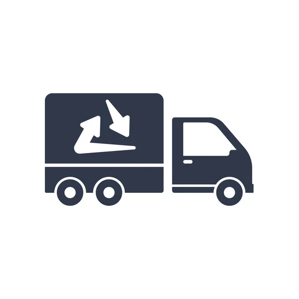 Truck Icon Vector Isolated White Background Your Web Mobile App — 스톡 벡터