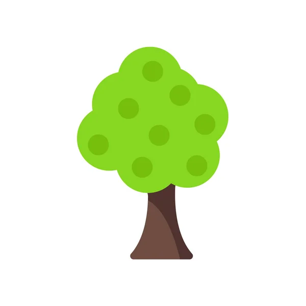 Árbol Icono Vector Aislado Sobre Fondo Blanco Para Diseño Web — Vector de stock